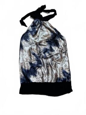 NWT Y2K Halter Top Size M Silky Going Out Top